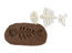 Create a fossil imprint with what you find!